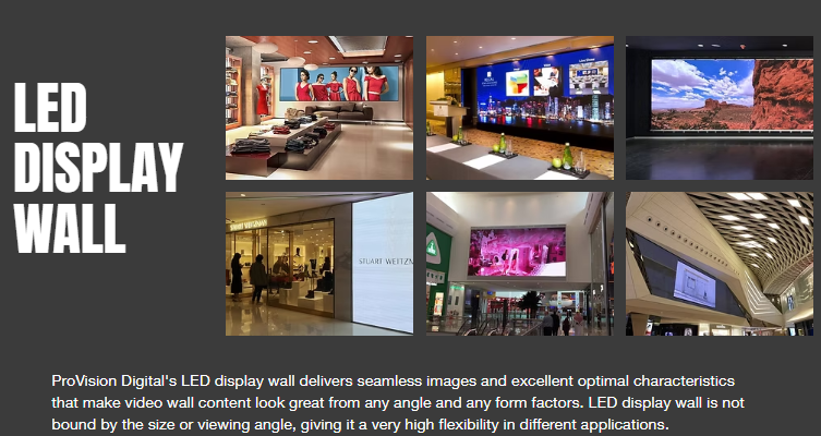 LED DISPLAY WALL Catalogue